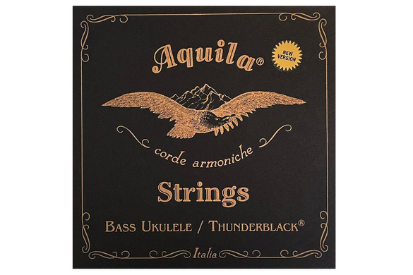 Aquila 140U Thanderblack struny do ukulele basowego czarne