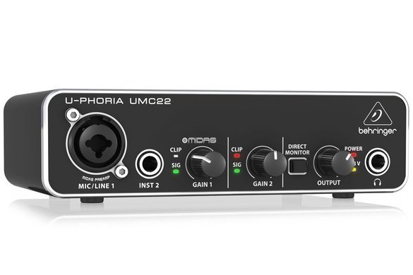 BEHRINGER U-PHORIA UMC22 Interfejs audio