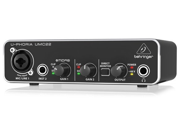 BEHRINGER U-PHORIA UMC22 Interfejs audio