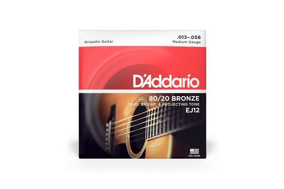 D'Addario EJ12 13-56 struny do gitary akustycznej