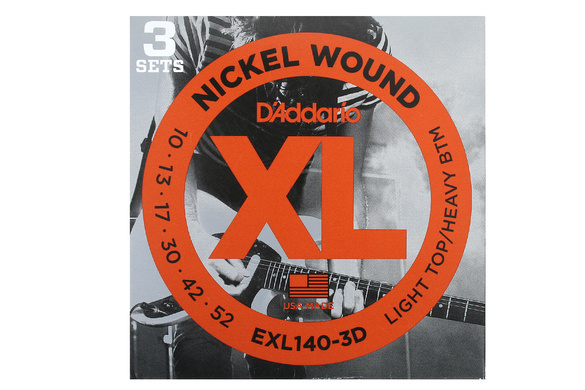 D'Addario EXL140-3D struny 10-52 | 3kpl