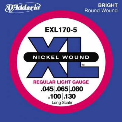 D'Addario EXL170-5 struny bas pięciostrunowy