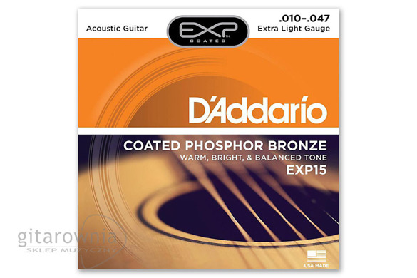 D'Addario EXP15 10-47 struny do gitary akustycznej