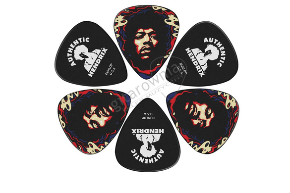 DUNLOP JHP15HV zestaw kostek gitarowych Jimi Hendrix