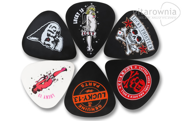 DUNLOP kostka gitarowa Lucky 13 Rock'N'Roll .73