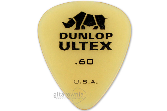 DUNLOP kostka gitarowa Ultex  Standard czarny nosorożec .60