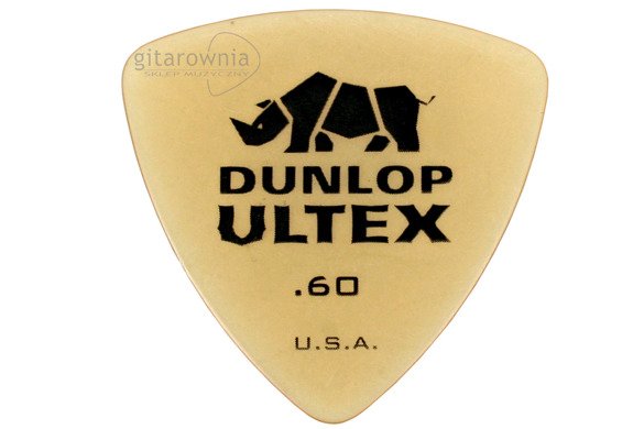 DUNLOP kostka gitarowa Ultex Triangle czarny nosorożec .60