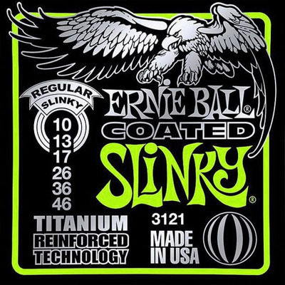 Ernie Ball 3121 titanium struny 10-46