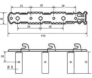 GPARTS GM22N klucze gitarowe KL