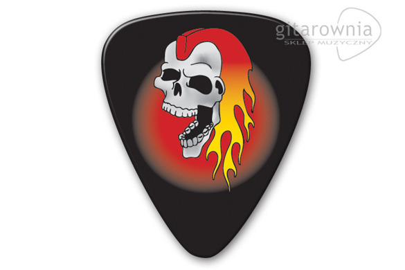 GROVER ALLMAN PIC1022 Flaming Skull