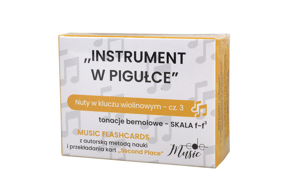 INSTRUMENT W PIGUŁCE Nuty w kluczu wiolinowym cz.3 f - f3