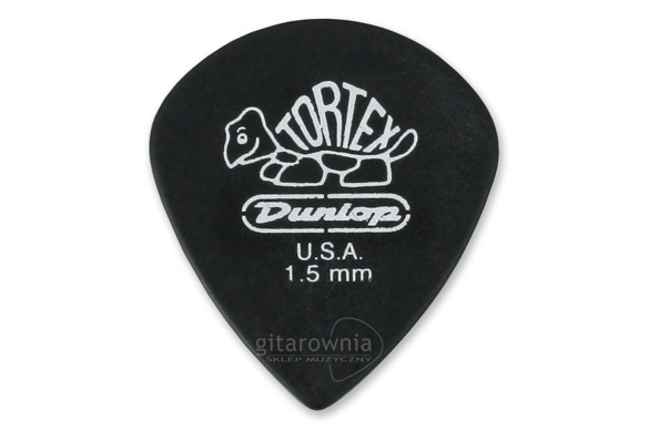 JIM DUNLOP Tortex® Pitch Black Jazz III kostka gitarowa 1.5