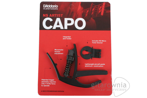 PLANET WAVES CP10 NS Artist Capo kapodaster do gitary AK/EL