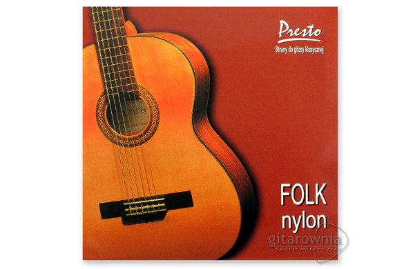 Presto Folk Nylon struny do gitary klasycznej