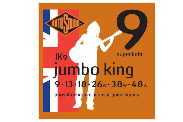 ROTOSOUND JK9 struny do gitary akustycznej 9-48