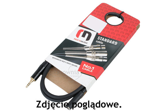 Red's Music AU2120BLK kabel przedłużacz słuchawkowy 2m