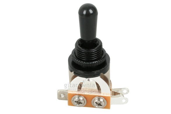 Toggle Switch Przełącznik gitarowy 3-pozycyjny czarny z czarną główką