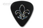 D'ANDREA kostka gitarowa Christian Symbols - lilia (Black, Heavy)