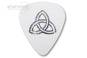 D'ANDREA kostka gitarowa Christian Symbols - triquetra (White, Thin)